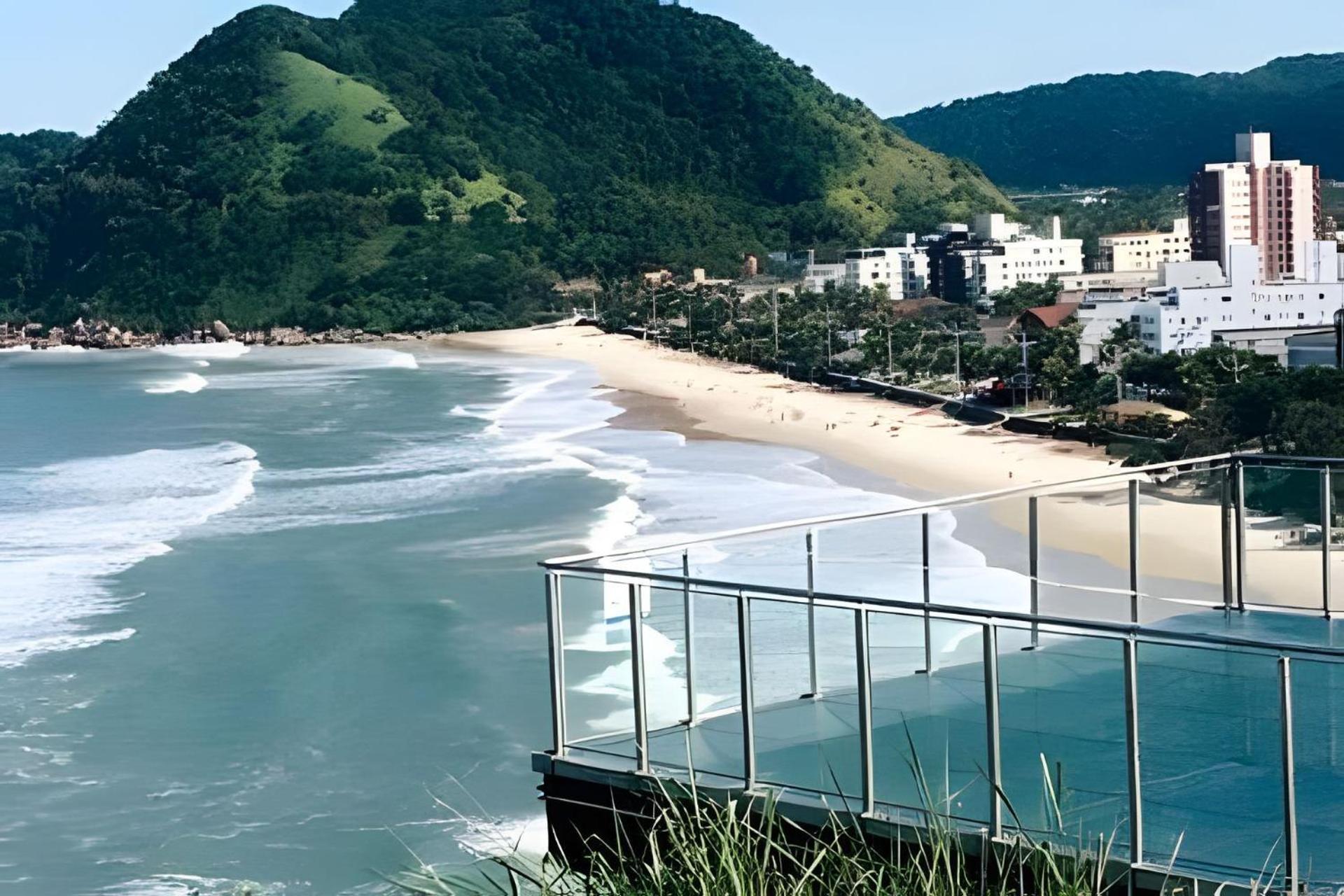 25C - Pe Na Areia Da Praia Do Tombo + Roupas De Cama + Vivo Fibra Гуаружа Екстер'єр фото