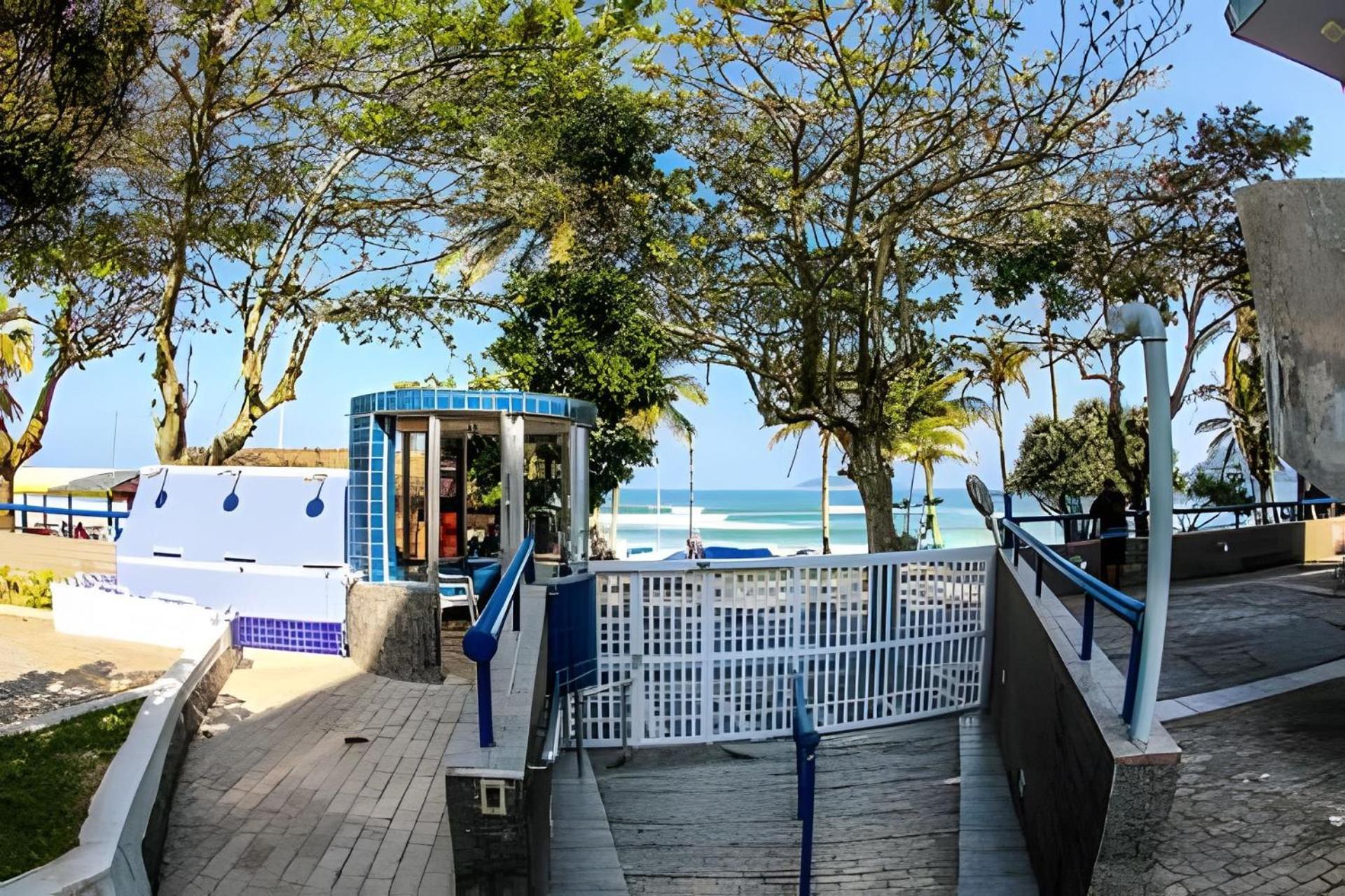 25C - Pe Na Areia Da Praia Do Tombo + Roupas De Cama + Vivo Fibra Гуаружа Екстер'єр фото